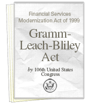 Gramm Leach Biley Law Illustration